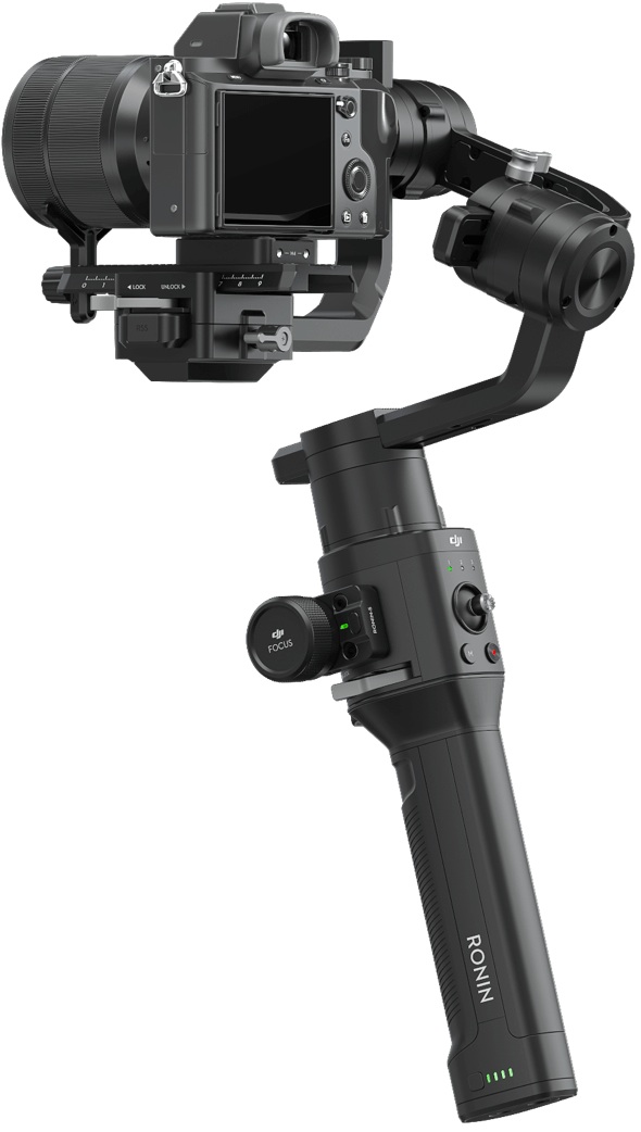 DJI Ronin-S Standard: Professional Stabilization ina One-Handed Gimbal